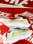 Жіночі кросівки Nike Vista Lite білі з жовтим літні у сітку. Живе фото. топ, фото 2