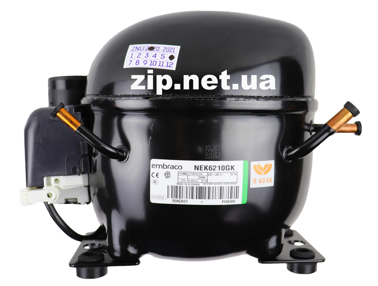 Компресор NEK6210GK, R-404a, R-507, 571 W, (220v), (8.8 куб.), Embraco