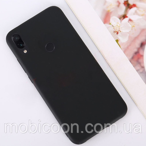 Чохол силіконовий для Xiaomi Redmi 7 чорний (ксиоми редмі 7)