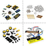 Arduino набір — багатофункціональний робот автомобіль 4WD Bluetooth DIY KIT, фото 7