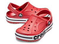 Детские кроксы красные, сабо Crocs Kids Bayaband Clog оригинал