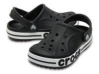 Детские кроксы черные, сабо Crocs Kids Bayaband Clog оригинал