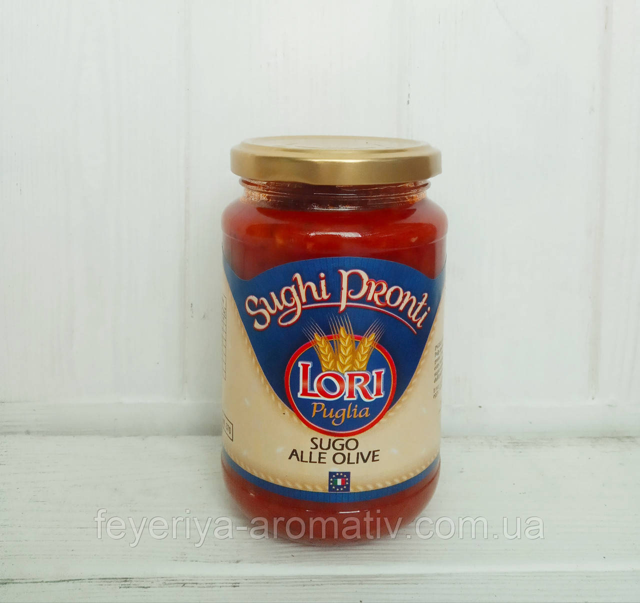 Томатний соус Sughi Pronti Lori Puglia Sugo alle Olive 350г (Італія)
