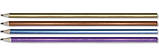 Олівець графітний Умка НВ круглий, металік ГК44, фото 3