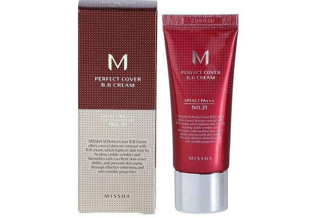 BB-крем з ідеальним покриттям Missha Perfect Cover BB Cream SPF42/PA++ No.21, 20ml, фото 3