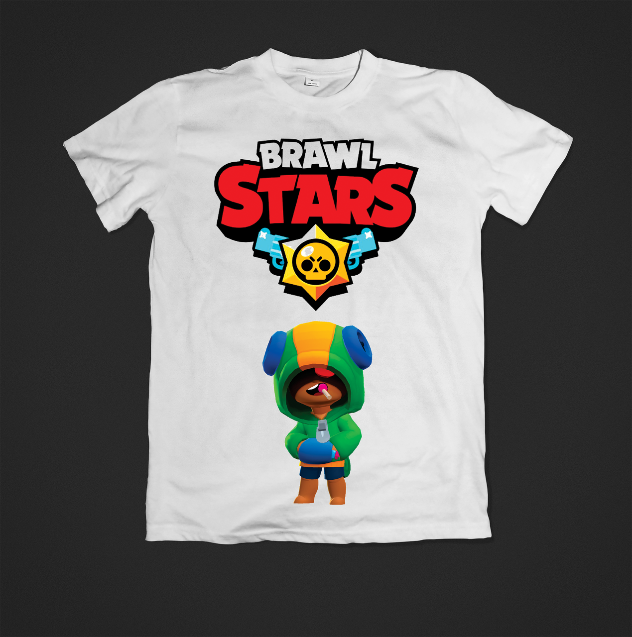 Модна дитяча футболка Бравл Старс Leon, фото 1