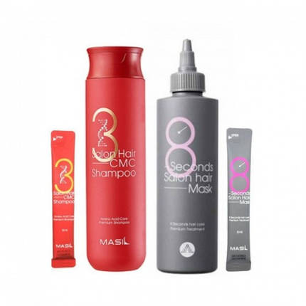 Набір для догляду за волоссям Masil Salon Hair Shampoo and Mask Set, фото 2