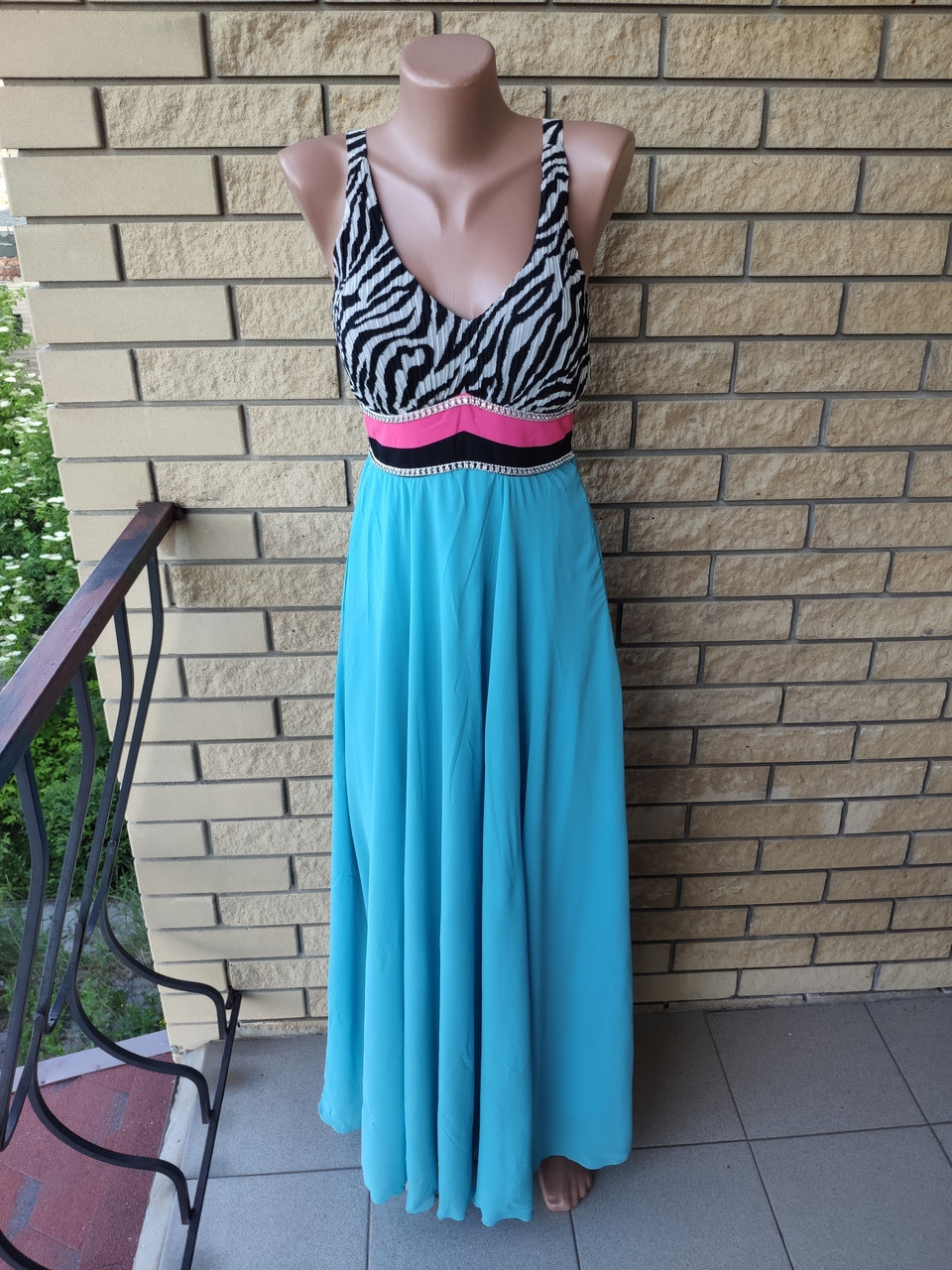 Сарафан шифоновий довгий, у підлогу, є великі розміри WHOLE FORKS, Туреччина