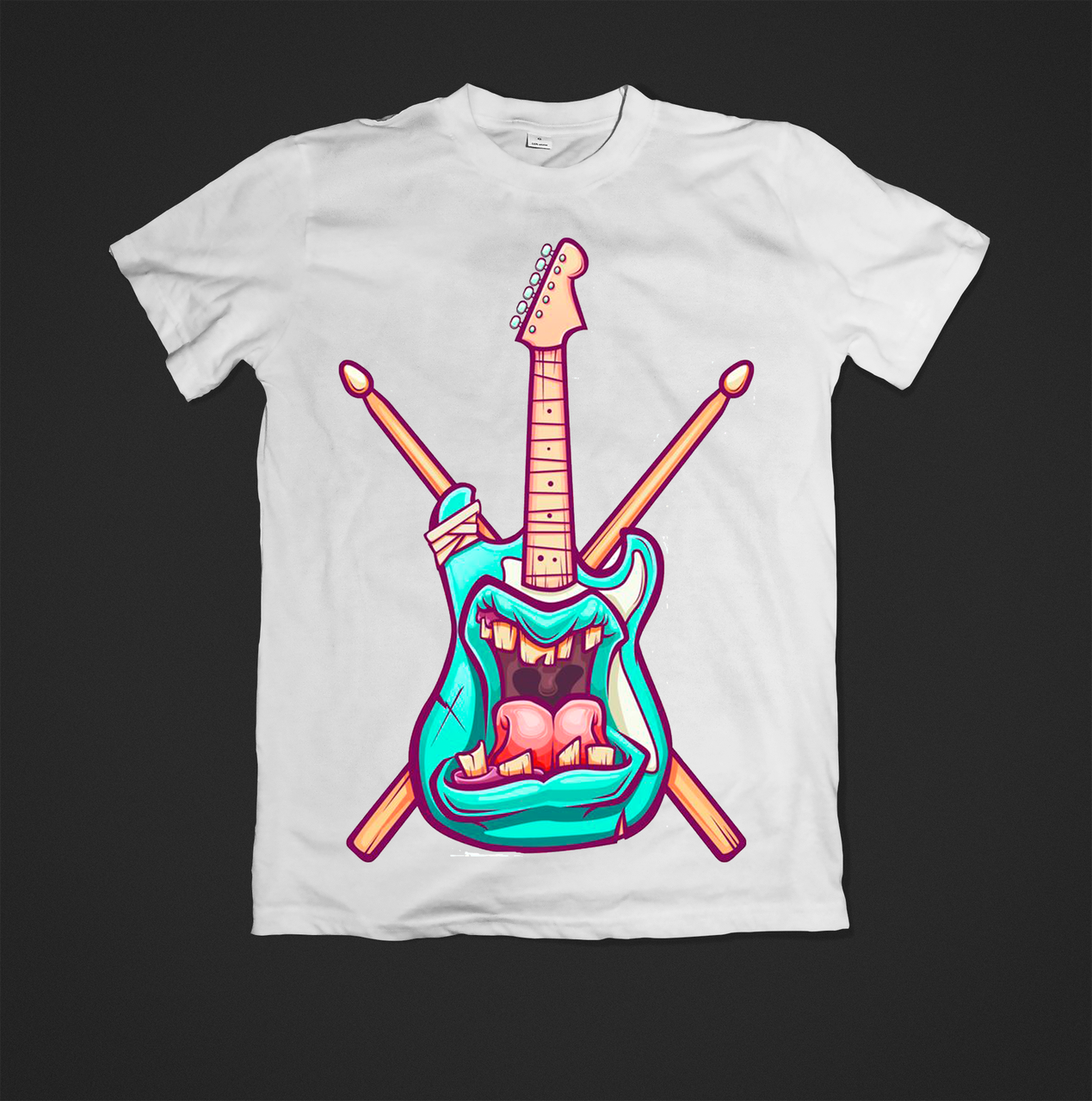 Футболка чоловіча з принтом Guitar