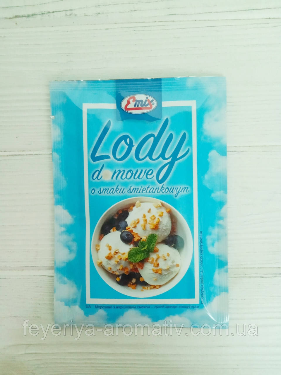 Emix Lody domowe домашнє сухе морозиво пломбір 60 г