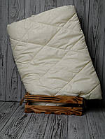 Наматрацник на резинці бежевий 90*200 (мікрофібра стеганний)