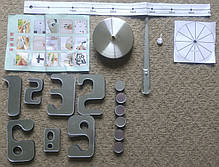 Годинник настінний дзеркальний срібло до 80 см Арабські цифри Б230-27', фото 3