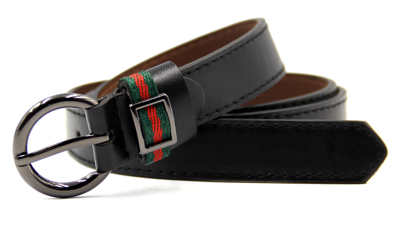 Шкіряний ремінь для жінок GUCCI, фото 1