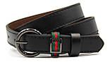 Шкіряний ремінь для жінок GUCCI, фото 2