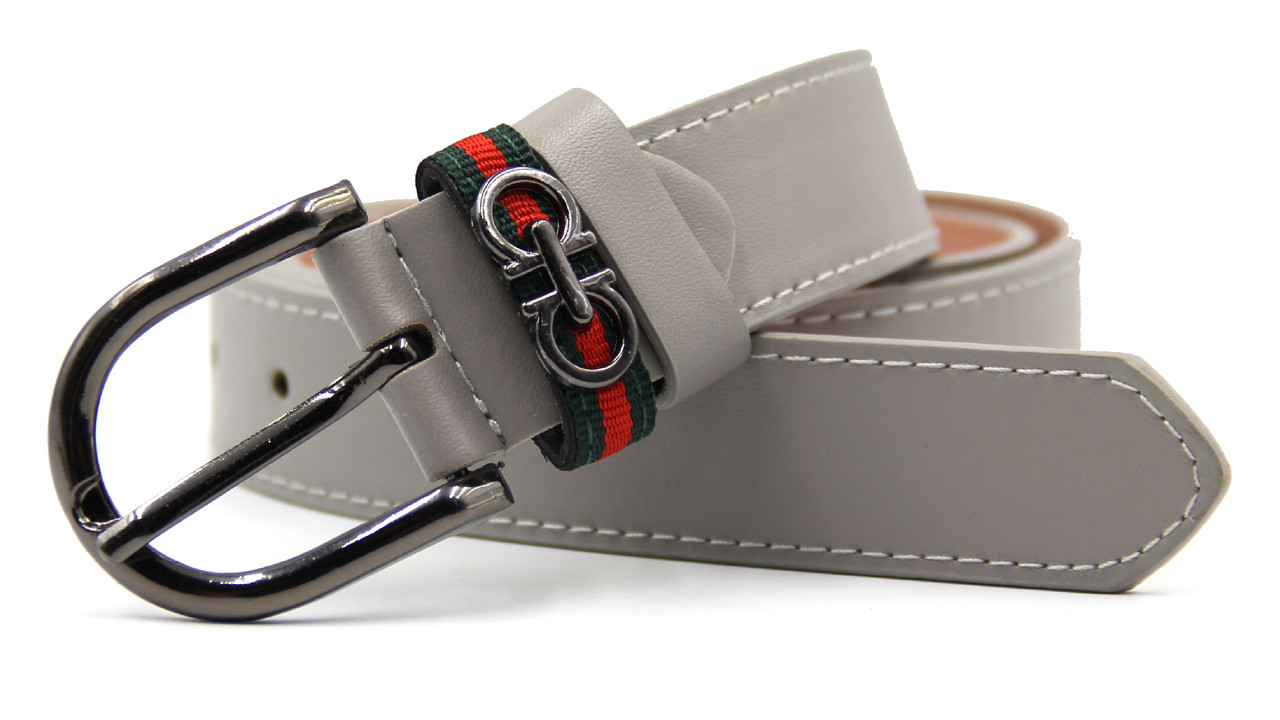 Жіночий шкіряний пояс Ferragamo, фото 1