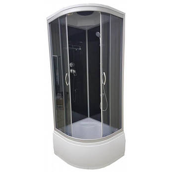 Душовий бокс ATLANTIS AKL 1325P ECO GR 80х80х220, фото 1