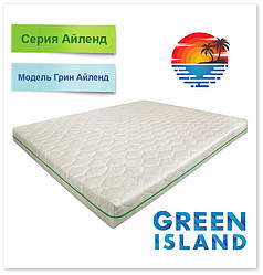 Грін Айленд 190х160х15, Зима/Літо, Коттоновий чохол, Матрац безпружинний ортопедичний
