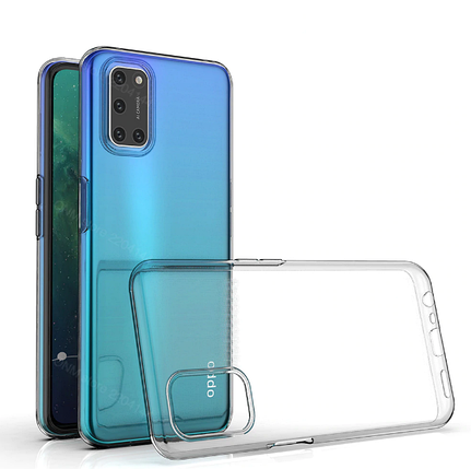 Ультратонкий 0,3 мм чохол для Oppo A72 прозорий, фото 1