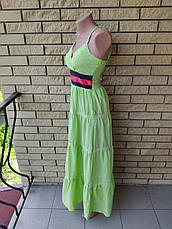 Сарафан довгий, у підлогу ONE SHE, тканина бавовна, фото 3