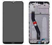 Дисплей для Xiaomi Redmi 8, Xiaomi Redmi 8A, модуль в зборі (екран і сенсор), з рамкою, чорний, оригінал