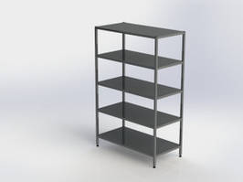 Стелаж виробничий п'ять полиць