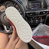 Жіночі кросівки Alexander McQueen Dark Red, кросівки олександр маккуїн, фото 7