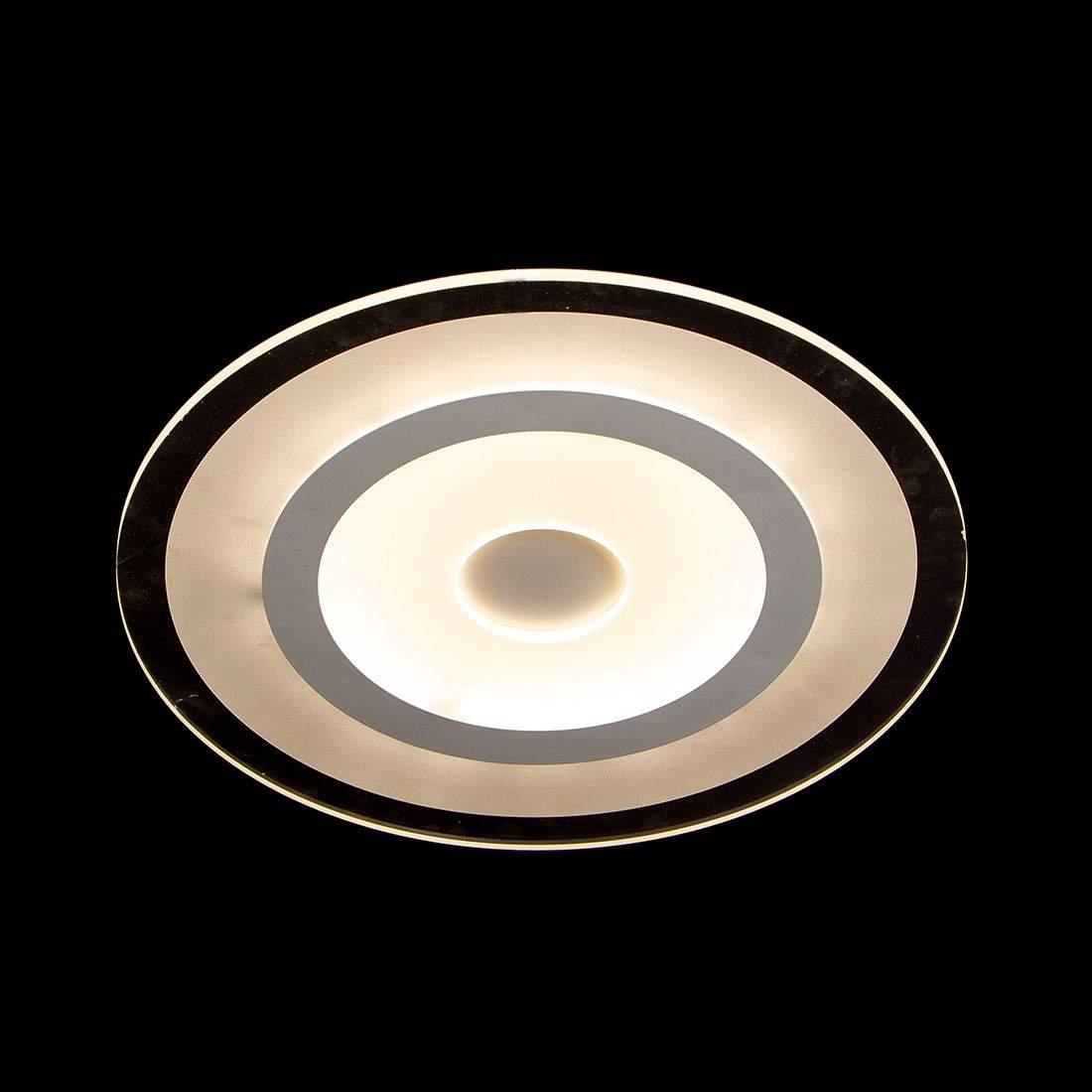 Люстра круг світлодіодний з пультом керування з диммером для кухні, коридор, фото 1