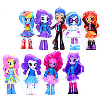 Фігурки Дівчинки з Эквестрии 9в1, 13 см - My Little Pony, Equestria Girls