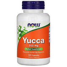 Юка NOW Foods "Yucca" 500 мг (100 капсул)