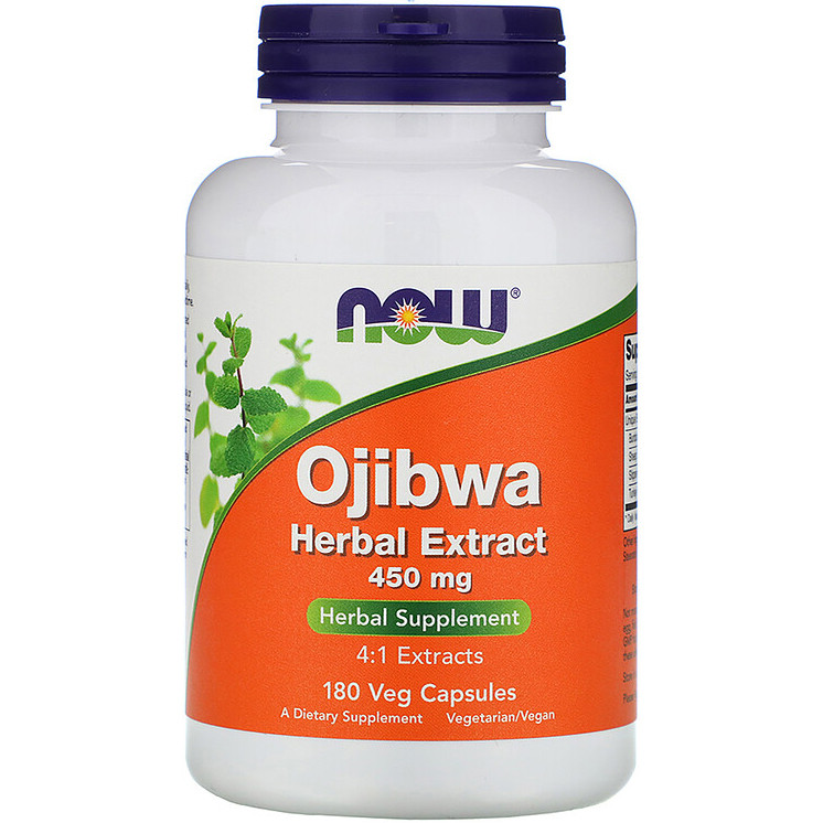 Трав'яний екстракт джибве NOW Foods "Ojibwa Herbal Extract" 450 мг (180 капсул)