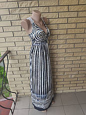 Сарафан довгий, у підлогу ONE SHE, тканина олія, фото 3