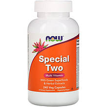 Мультивітамінний комплекс NOW Foods "Special Two" з рослинними екстрактами (240 капсул)