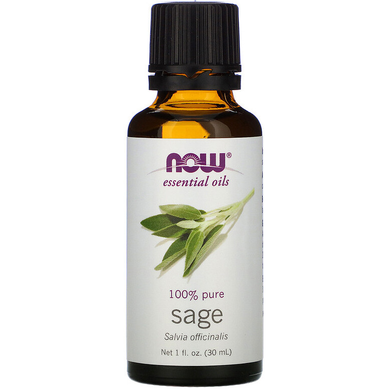 Ефірна олія шавлії NOW Foods, Essential Oils "Sage" (30 мл), фото 1