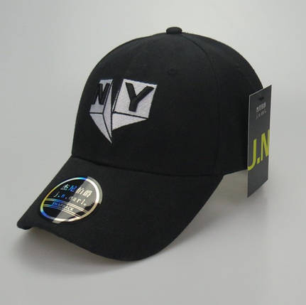 Кепка Бейсболка New York Yankees NY MLB Нью-Йорк Янкіз Куб Чорна, фото 1