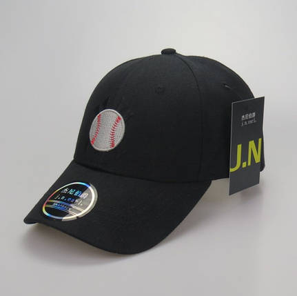 Кепка Бейсболка New York Yankees NY MLB Нью-Йорк Янкіз М'яч Чорна, фото 1
