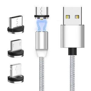 Магнітний кабель 3в1 Lighting + Micro + Type C Магнитный кабель