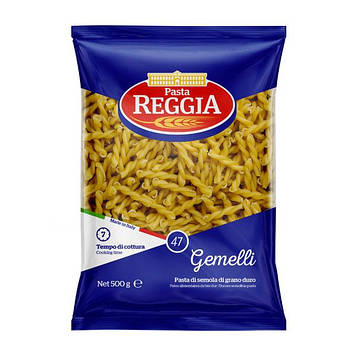 Макарони Pasta Reggia 47 Gemelli 500 г