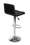 Барний стілець Hoker MONZO з регулюванням висоти і поворотом сидіння Еко шкіра W_0265, фото 3