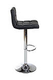 Барний стілець Hoker MONZO з регулюванням висоти і поворотом сидіння Еко шкіра W_0265, фото 4