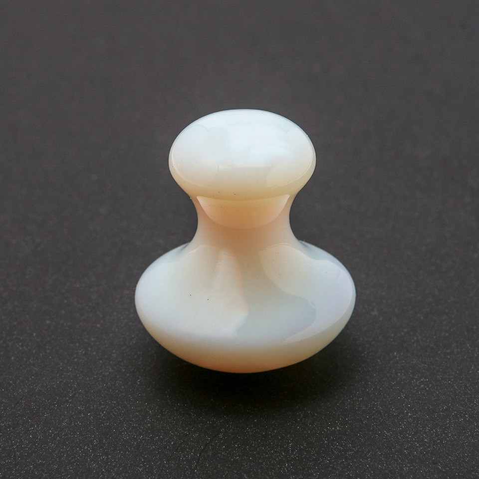 Масажер з натурального Місячного каменю 35х40мм, фото 1