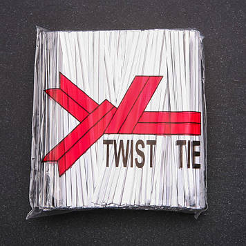 Фіксатор для біжутерії 8см 800шт / уп. сріблястий