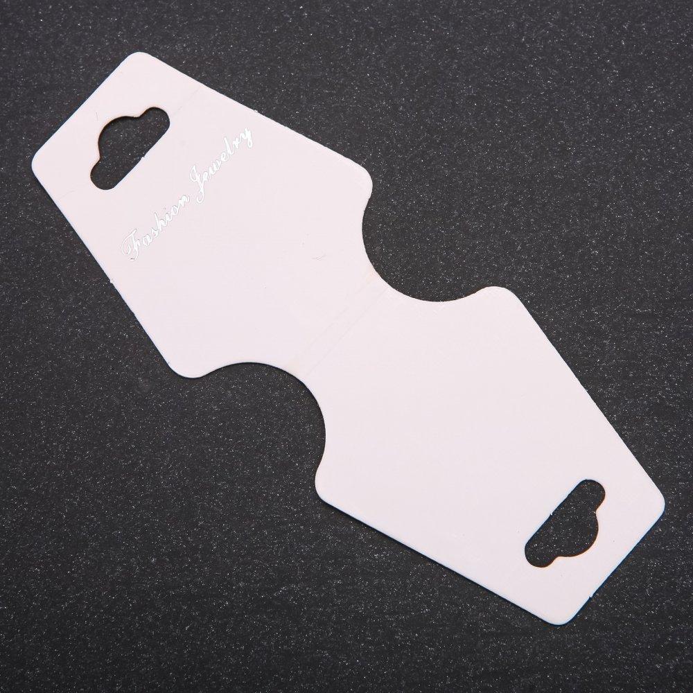 Планшетка під ланцюжок і / або браслет 10х4см картон 200 шт. / Уп., фото 1