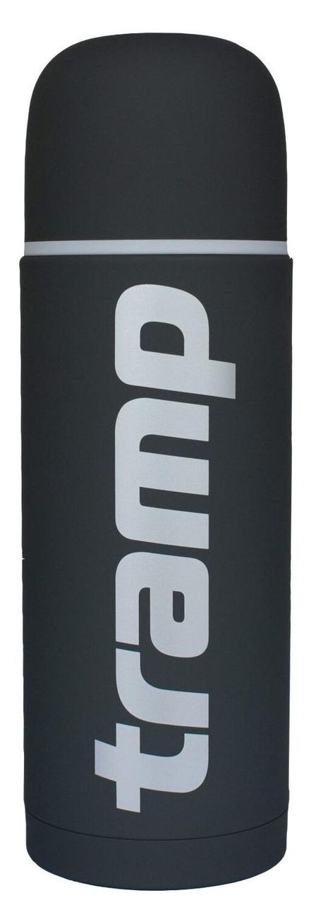 Термос Tramp Soft Touch 0,75 л серый, фото 1
