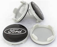 Колпачки для оригинальных дисков Форд (черный)