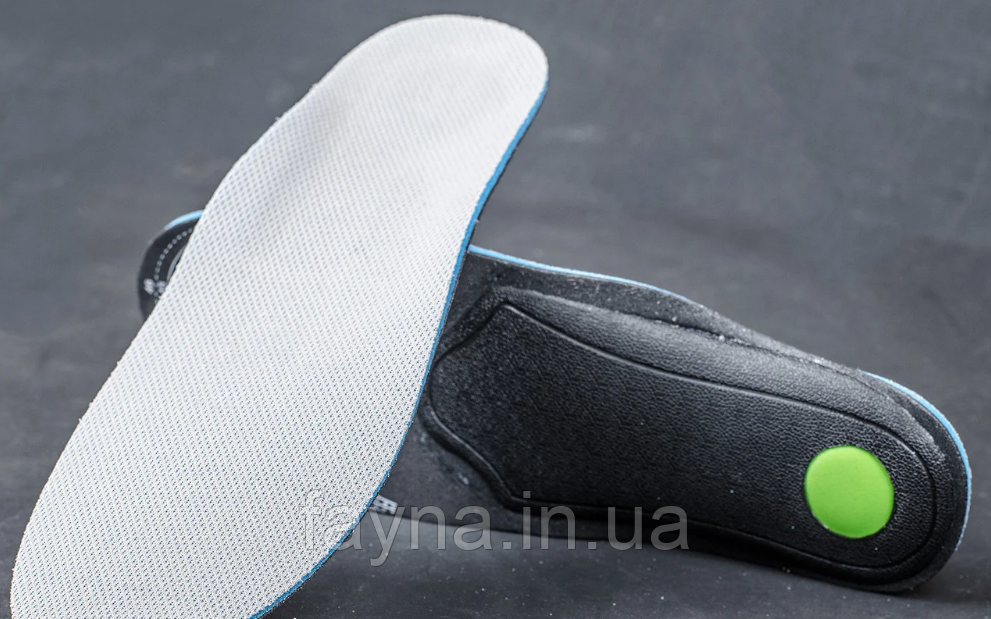 Спортивні ортопедичні устілки з антишоковою п'ятою й підтримкою склепіння стопи, 285 мм (обрізні), фото 1