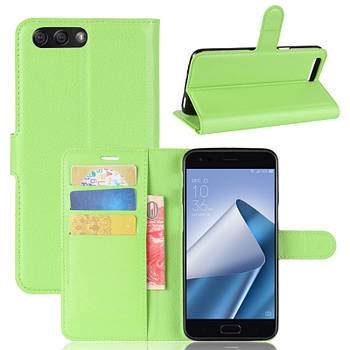 Чохол-книжка Litchie Wallet для Asus Zenfone 4 ZE554KL Green