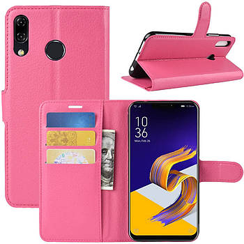 Чохол-книжка Litchie Wallet для Asus Zenfone 5 / 5Z (ZE620KL / ZS620KL) Рожевий