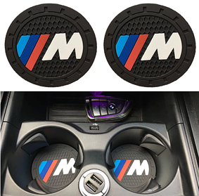 Антискользящий силиконовый коврик в подстаканник для BMW M3 M5 M6 X1 X3 X5 X6 E34 E39 E36 E60 E90 E46