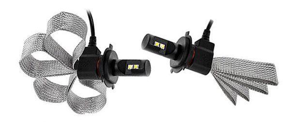 LED лампи з гнучким радіатором S7 ЛІД лампочки 7S Н1 Н3 Н4 Н7 Н8/Н9/Н11, фото 1