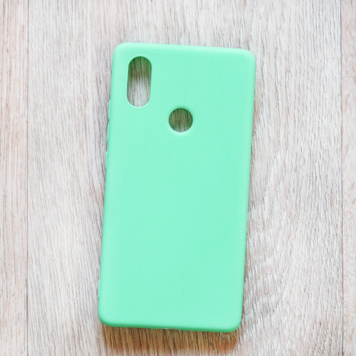 Ультратонкий силіконовий чохол-накладка Candy для Xiaomi Mi 8 SE (м'ятний)